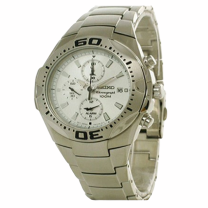 Seiko SEIWSNA795 Stainless Steel Alarm Chronograph Mens Watch Seiko SEIWSNA795 Stainless Steel Alarm Chronograph Mens Watch