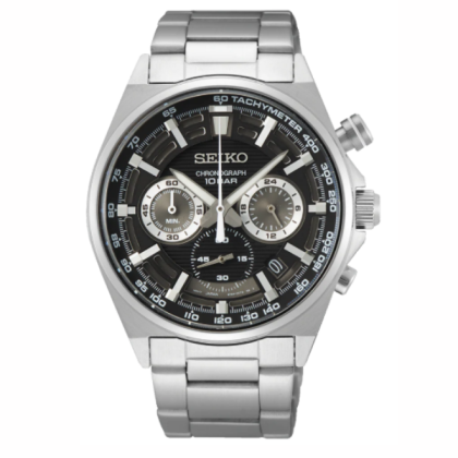 Seiko Neo Sports SEIWSSB397P1 Quartz Chronograph Black Dial Hardlex Glass Stainless Steel Men's Watch Seiko Neo Sports SEIWSSB397P1 Quartz Chronograph Black Dial Hardlex Glass Stainless Steel Men's Watch