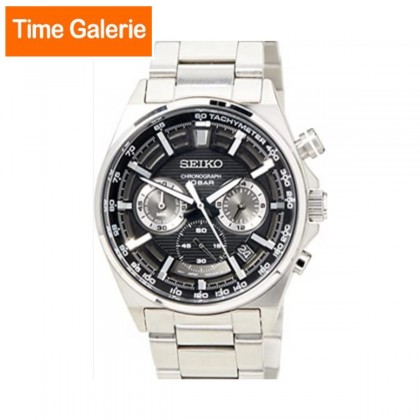 Seiko Neo Sports SEIWSSB397P1 Quartz Chronograph Black Dial Hardlex Glass Stainless Steel Men's Watch Seiko Neo Sports SEIWSSB397P1 Quartz Chronograph Black Dial Hardlex Glass Stainless Steel Men's Watch