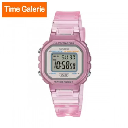 Casio General LA-20WHS-4A Digital Pink Translucent Resin Band Kids Women Watch Casio General LA-20WHS-4A Digital Pink Translucent Resin Band Kids Women Watch