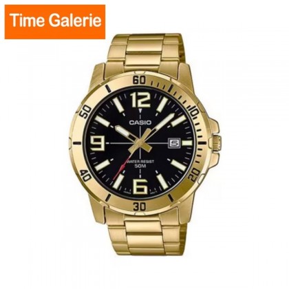 Casio General MTP-VD01G-1BV Gold Stainless Steel Band Men Watch Casio General MTP-VD01G-1BV Gold Stainless Steel Band Men Watch