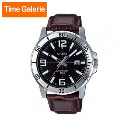 Casio General MTP-VD01L-1BV Brown Leather Band Men Watch Casio General MTP-VD01L-1BV Brown Leather Band Men Watch