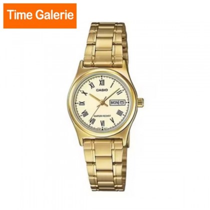 Casio General LTP-V006G-9B Women's Gold Tone Standard Stainless Steel Analog Watch Casio General LTP-V006G-9B Women's Gold Tone Standard Stainless Steel Analog Watch