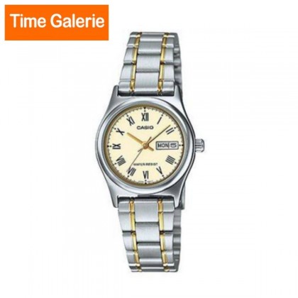 Casio LTP-V006SG-9B Quartz Analog Two-Tone Stainless Steel Strap Women Watch Casio LTP-V006SG-9B Quartz Analog Two-Tone Stainless Steel Strap Women Watch