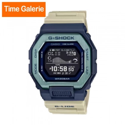 Casio G-Shock G-LIDE GBX-100TT-2 Beige Resin Band Men Sport Watch