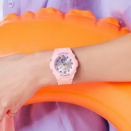 Casio Baby-G BGA-320-4A Pink Resin Band Women Sports Watch