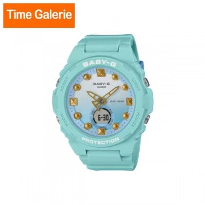 Casio Baby-G BGA-320-3A Green Resin Band Women Sports Watch
