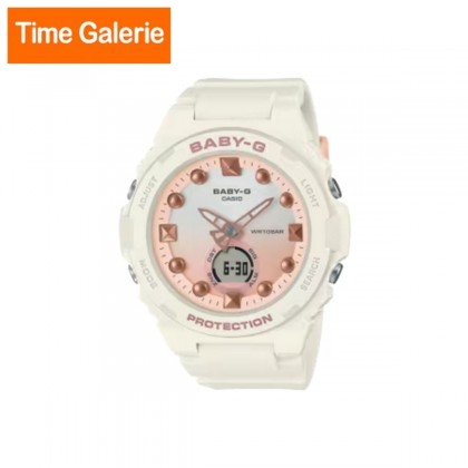 Casio Baby-G BGA-320-7A1 White Resin Band Women Sports Watch