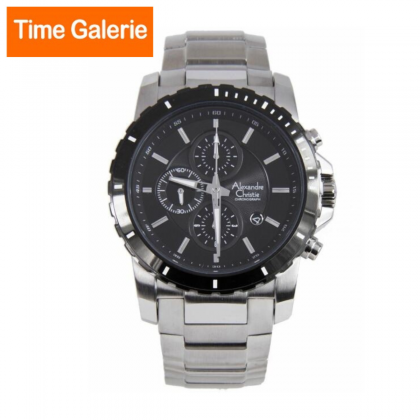 Alexandre Christie Chronograph AC6141MCBTBBA Men Watch Alexandre Christie Chronograph AC6141MCBTBBA Men Watch