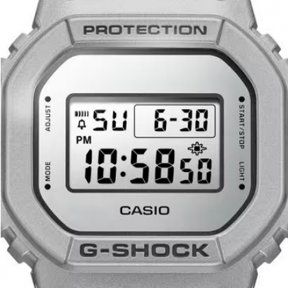 Casio G-Shock Forgotten Future Series DW-5600FF-8 Metallic Silver Resin Band Men Sport Watch Casio G-Shock Forgotten Future Series DW-5600FF-8 Metallic Silver Resin Band Men Sport Watch