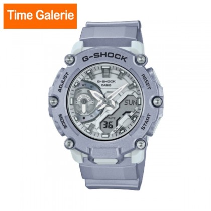 Casio G-Shock Forgotten Future Series GA-2200FF-8A Metallic Silver Resin Band Men Sport Watch Casio G-Shock Forgotten Future Series GA-2200FF-8A Metallic Silver Resin Band Men Sport Watch
