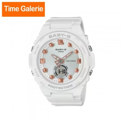 Casio Baby-G BGA-320-7A2 White Resin Band Women Sports Watch Casio Baby-G BGA-320-7A2 White Resin Band Women Sports Watch