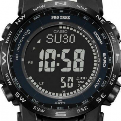 CASIO PRO TREK PRW-35Y-1B Black Bio-Based Resin Band Men Watch CASIO PRO TREK PRW-35Y-1B Black Bio-Based Resin Band Men Watch