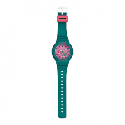 Casio G-Shock Women Bright Summer Colors Series GMA-S2100BS-3A Turquoise Green Resin Band Sports Watch