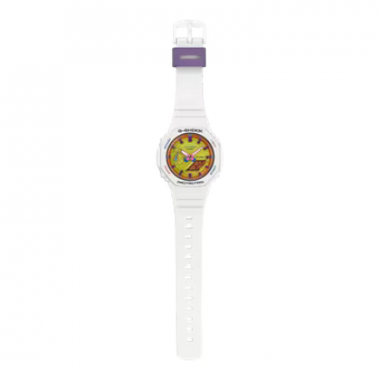 Casio G-Shock Women Bright Summer Colors Series GMA-S2100BS-7A White Resin Band Sports Watch Casio G-Shock Women Bright Summer Colors Series GMA-S2100BS-7A White Resin Band Sports Watch
