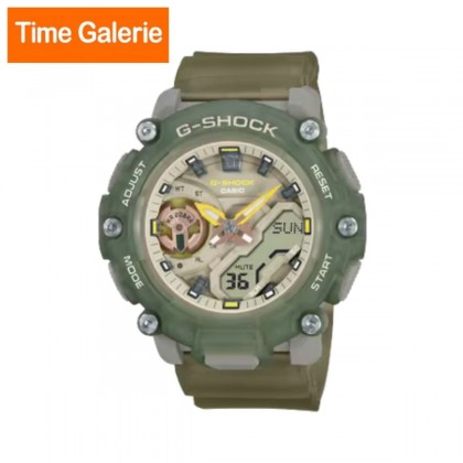 Casio G-Shock Women Peaceful Outdoor Colors Series GMA-S2200PE-3A Olive Green Resin Band Sports Watch