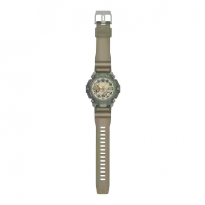 Casio G-Shock Women Peaceful Outdoor Colors Series GMA-S2200PE-3A Olive Green Resin Band Sports Watch