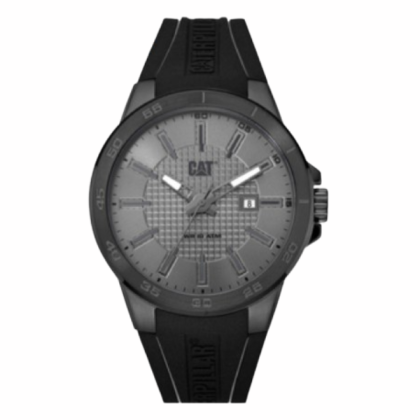 CAT CC.151.25.511 Black Silicone Rubber Band Casual Men Watch CAT CC.151.25.511 Black Silicone Rubber Band Casual Men Watch