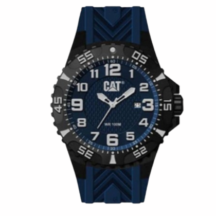 CAT K3.121.26.612 Special OPS 2 Blue Silicone Rubber Band Casual Men Watch CAT K3.121.26.612 Special OPS 2 Blue Silicone Rubber Band Casual Men Watch
