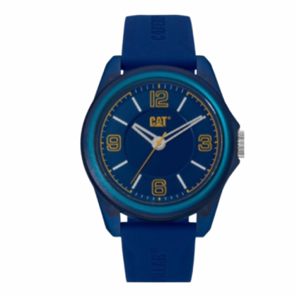 CAT LN.110.26.637 Blue Silicone Rubber Band with Blue Dial Men Watch CAT LN.110.26.637 Blue Silicone Rubber Band with Blue Dial Men Watch