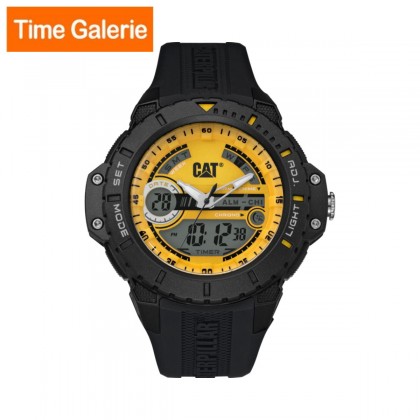 CAT MA.165.21.731 Black Strap with Yellow Dial Digital Men's Watch CAT MA.165.21.731 Black Strap with Yellow Dial Digital Men's Watch
