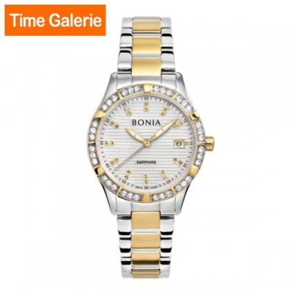 Bonia BNB10738-2117S Silver/Gold Stainless Steel Strap Analog Women Watch Bonia BNB10738-2117S Silver/Gold Stainless Steel Strap Analog Women Watch