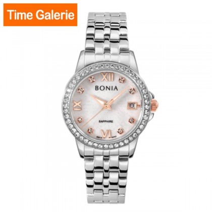 Bonia BNB10741-2313S Full Silver Stainless Steel Strap Analog Women Watch Bonia BNB10741-2313S Full Silver Stainless Steel Strap Analog Women Watch