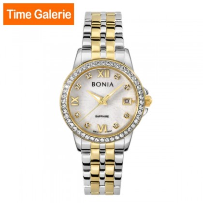 Bonia BNB10741-2113S Silver/Gold Stainless Steel Strap Analog Women Watch Bonia BNB10741-2113S Silver/Gold Stainless Steel Strap Analog Women Watch
