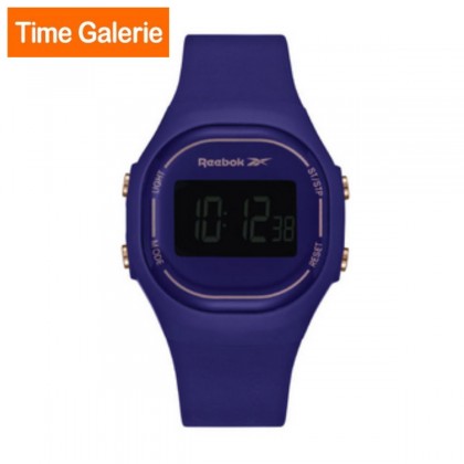 Reebok Fluidity RV-FLD-U9-PNIN-N3 Bold Purple Silicone with SS Buckle Digital Women Watch Reebok Fluidity RV-FLD-U9-PNIN-N3 Bold Purple Silicone with SS Buckle Digital Women Watch