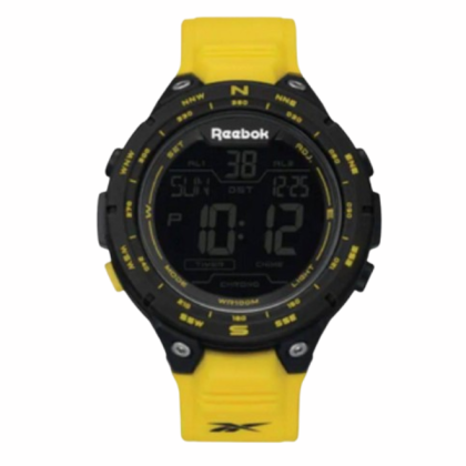 Reebok Slam RV-SLM-G9-PBPY-BY Yellow PU with SS Buckle Digital Men Watch Reebok Slam RV-SLM-G9-PBPY-BY Yellow PU with SS Buckle Digital Men Watch