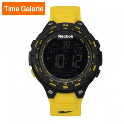 Reebok Slam RV-SLM-G9-PBPY-BY Yellow PU with SS Buckle Digital Men Watch Reebok Slam RV-SLM-G9-PBPY-BY Yellow PU with SS Buckle Digital Men Watch