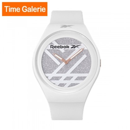 REEBOK Sparkle Run 2.0 RV-SR2-L1-PWPW-13 Silver Dial White Rubber Strap Analog Women Watch REEBOK Sparkle Run 2.0 RV-SR2-L1-PWPW-13 Silver Dial White Rubber Strap Analog Women Watch