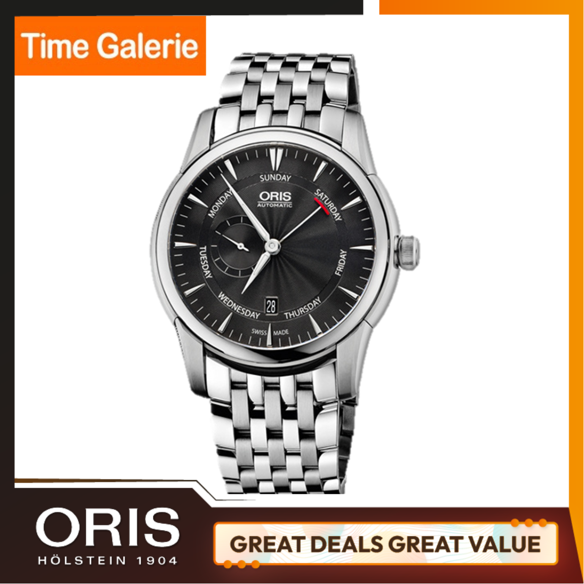 Oris Watches Oris Artelier Small Second Pointer Date Buy Oris 01