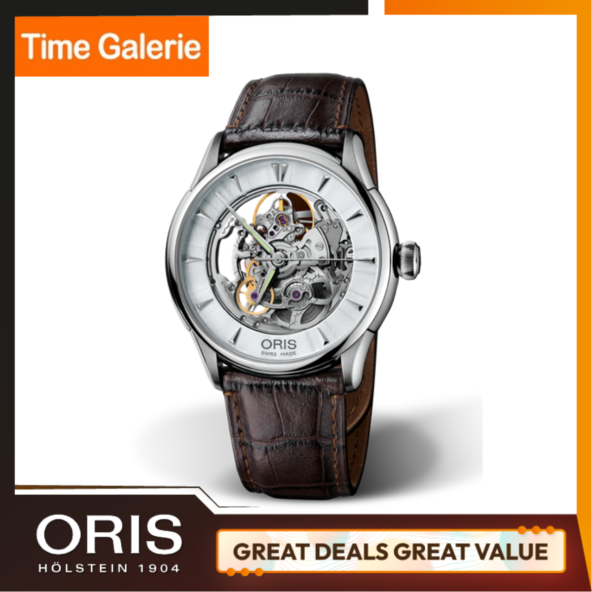 leather oris artelier skeleton