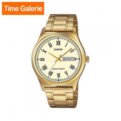 Casio General MTP-V006G-9B Quartz Gold-Tone Stainless Steel Men's Watch