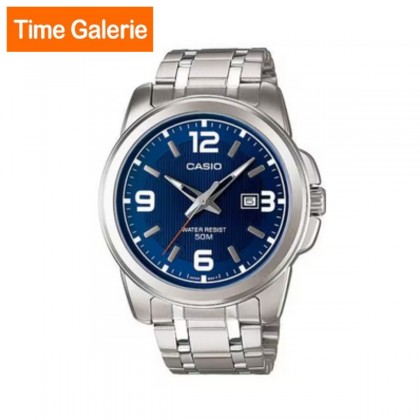 Casio General MTP-1314D-2AV Silver Stainless Steel Band Men Watch 