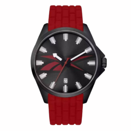 Reebok Primary RV-PRM-G3-SBIR-BR Warrior Black Case and Red Men Watch| Analog Dial | Silicone Strap | 2Y Warranty Reebok Primary RV-PRM-G3-SBIR-BR Warrior Black Case and Red Men Watch| Analog Dial | Silicone Strap | 2Y Warranty