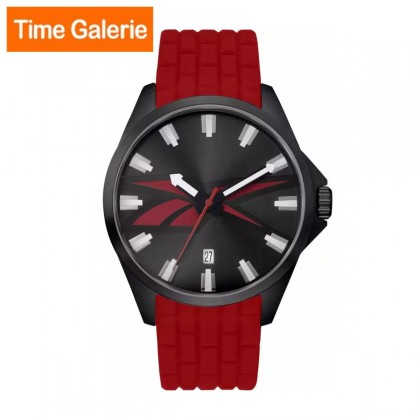 Reebok Primary RV-PRM-G3-SBIR-BR Warrior Black Case and Red Men Watch| Analog Dial | Silicone Strap | 2Y Warranty Reebok Primary RV-PRM-G3-SBIR-BR Warrior Black Case and Red Men Watch| Analog Dial | Silicone Strap | 2Y Warranty