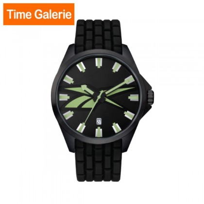 Reebok Primary RV-PRM-G3-SBIB-BZ Warrior Black with Green Luminous Men Watch| Analog Dial | Silicone Strap | 2Y Warranty