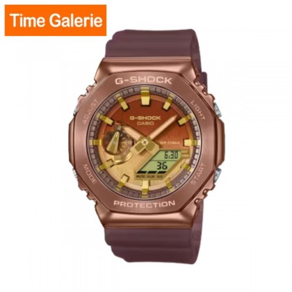Casio G-Shock Classy Off Road Series GM-2100CL-5A Rose Gold Resin Band Men Sports Watch