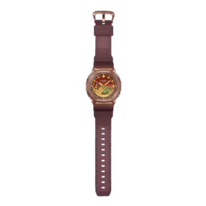 Casio G-Shock Classy Off Road Series GM-2100CL-5A Rose Gold Resin Band Men Sports Watch