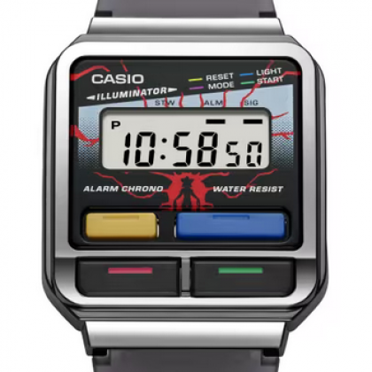 Casio Vintage x Stranger Things A120WEST-1A Black Resin Band Women / Men / Unisex Watch Casio Vintage x Stranger Things A120WEST-1A Black Resin Band Women / Men / Unisex Watch