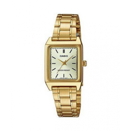 Casio General LTP-V007G-9E Gold Stainless Steel Band Women Watch 