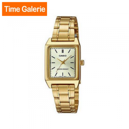 Casio General LTP-V007G-9E Gold Stainless Steel Band Women Watch 