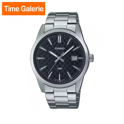 Casio General MTP-VD03D-1A Stainless Steel Strap with Black Dial Analog Men Watch Casio General MTP-VD03D-1A Stainless Steel Strap with Black Dial Analog Men Watch