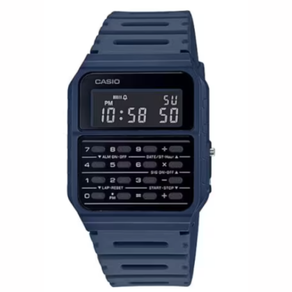 [FREE Casio Calculator] Casio Vintage CA-53WF-2B Blue Strap Calculator Men Watch