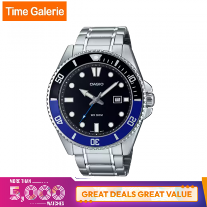 Casio General MDV-107D-1A2V Silver Stainless Steel Strap Analog Men Watch Casio General MDV-107D-1A2V Silver Stainless Steel Strap Analog Men Watch