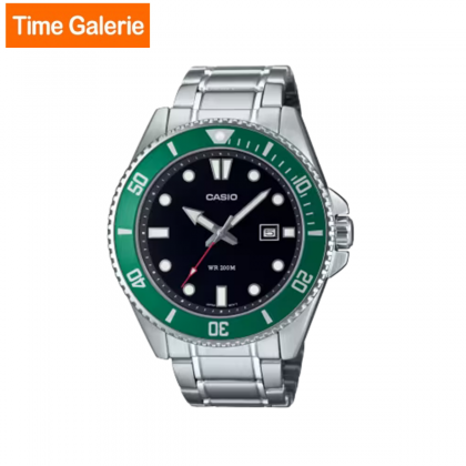 Casio General MDV-107D-3AV Silver Stainless Strap Analog Men Watch Casio General MDV-107D-3AV Silver Stainless Strap Analog Men Watch