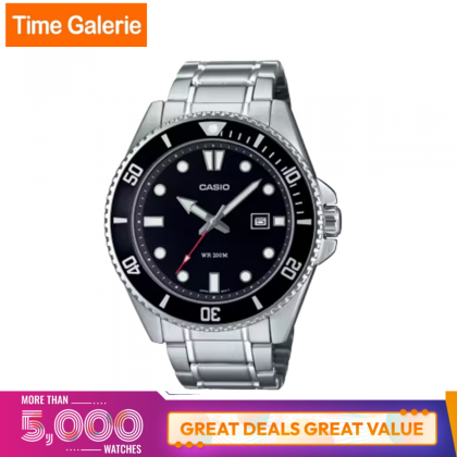 Casio General MDV-107D-1A1V Silver Stainless Steel Strap Analog Men Watch Casio General MDV-107D-1A1V Silver Stainless Steel Strap Analog Men Watch