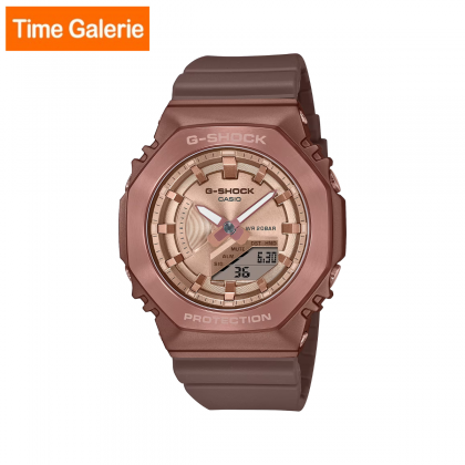 Casio G-Shock Women GM-S2100BR-5A Bronze Resin Band Analog-Digital Sports Watch